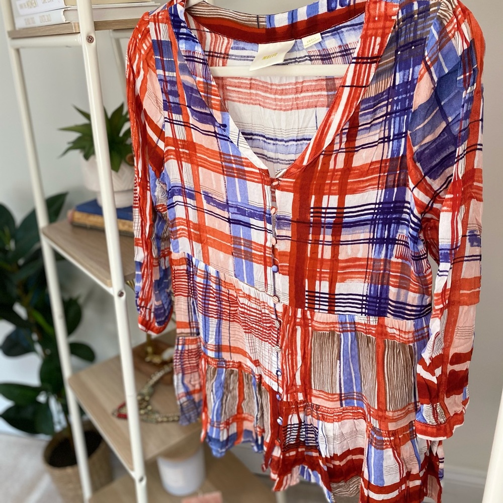 Anthropologie Flowy Top
